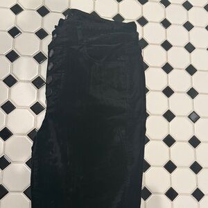 Paige Hoxton Velvet Button front stretch Pants- size 27